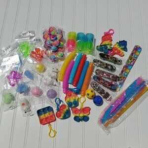 57 Party Favors for Kids Popular Fidget Toys Pack Goodie Bags Spinners Pop Its